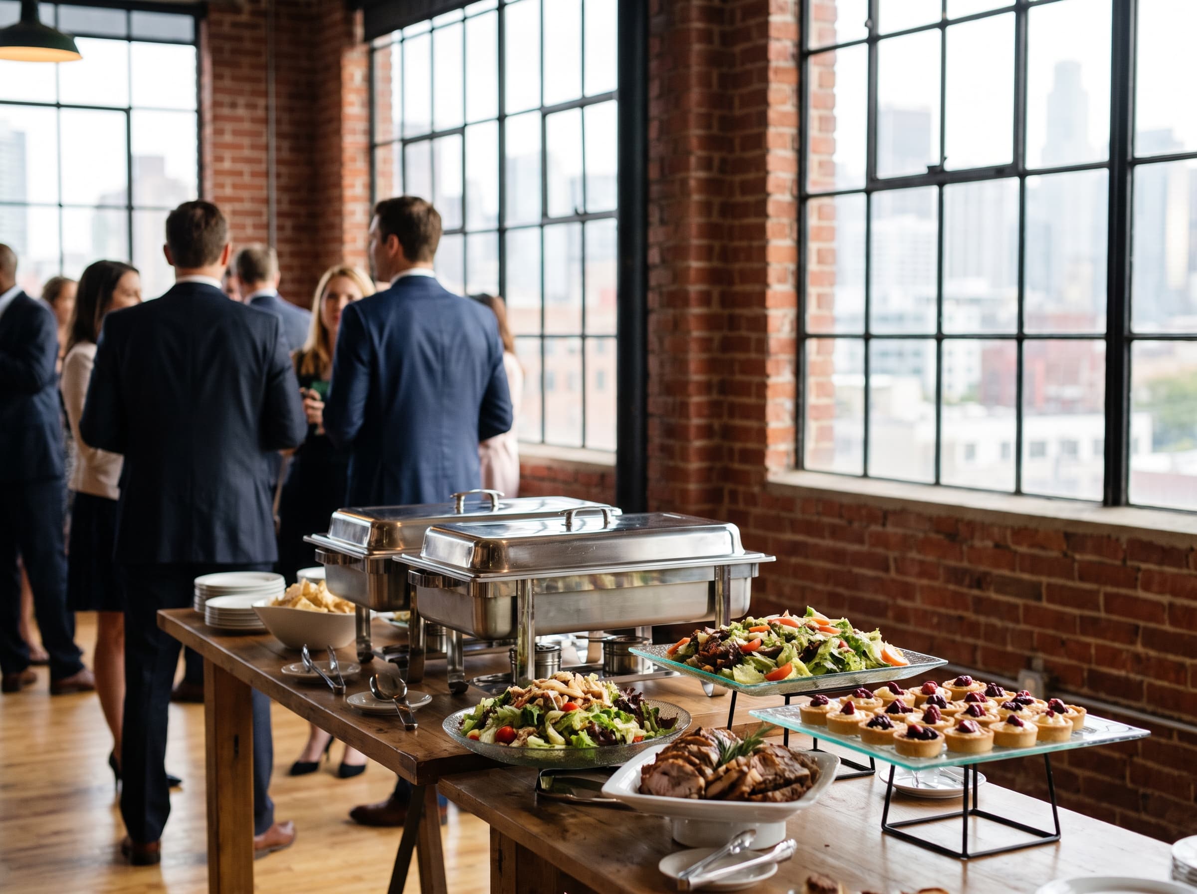 Urban Bites catering spread